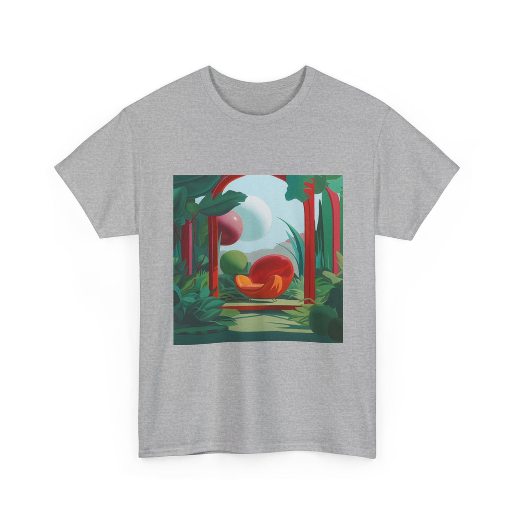 T-Shirt with Vibrant Jungle Design, Tropical Art Tee for Nature Lovers, Gift for Adventurers, Casual Everyday Wear, Summer Style
