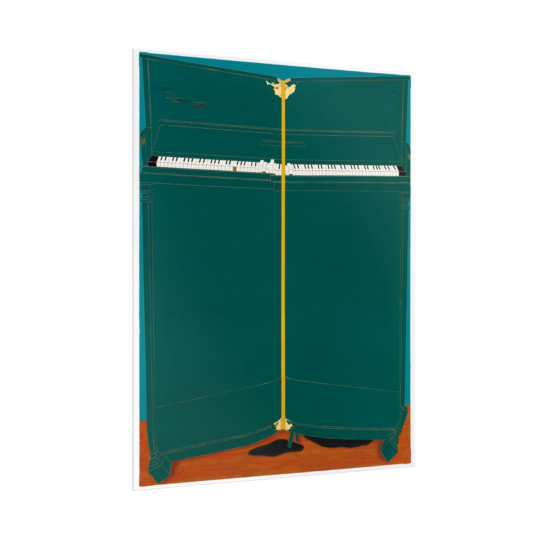 Piano  Art Poster,  Chinese Contemporary artist - Canvas Print - Artwork for new home
