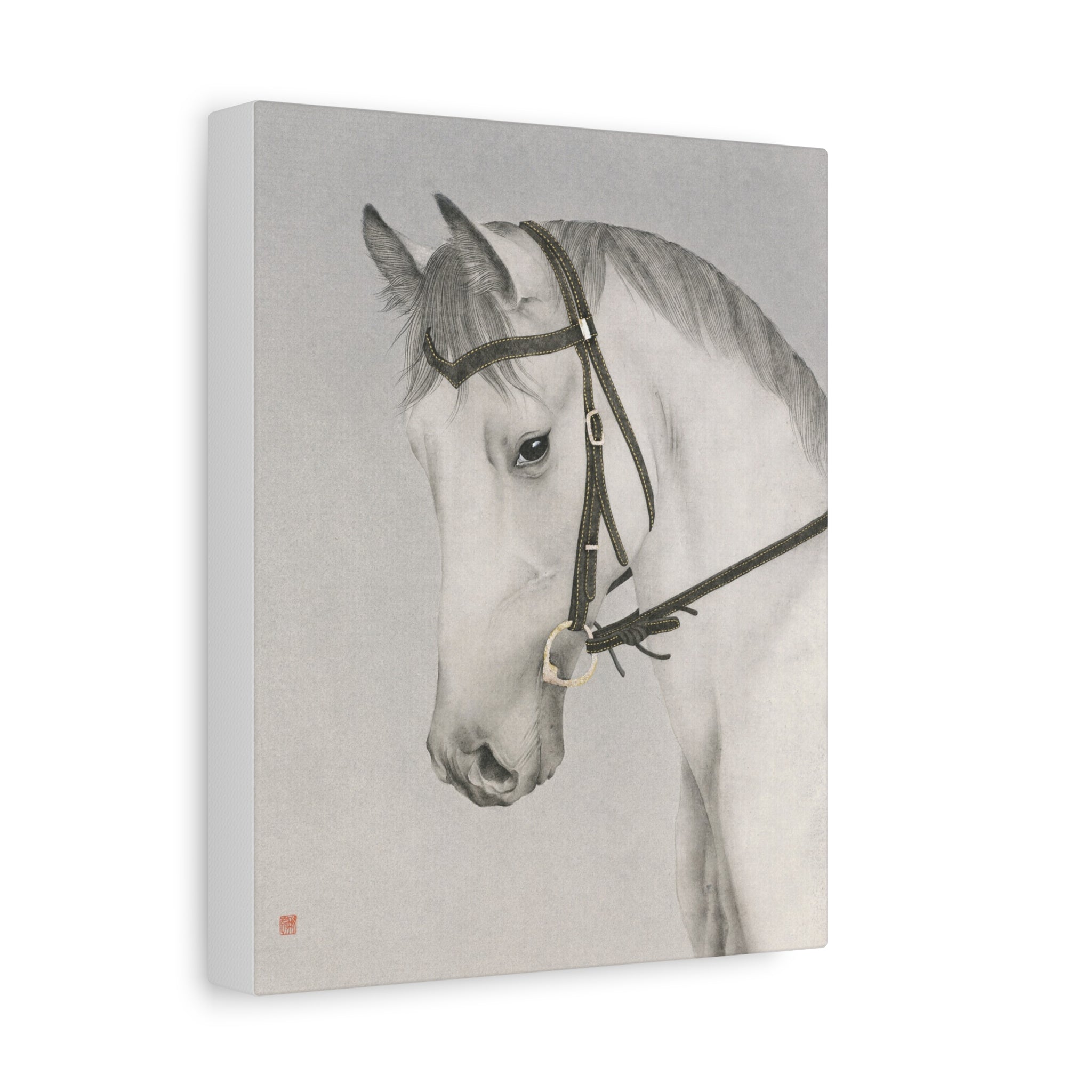 Horse -  Chinese  Contemporary watercolor painting - Canvas Print - Gift for year of Horse