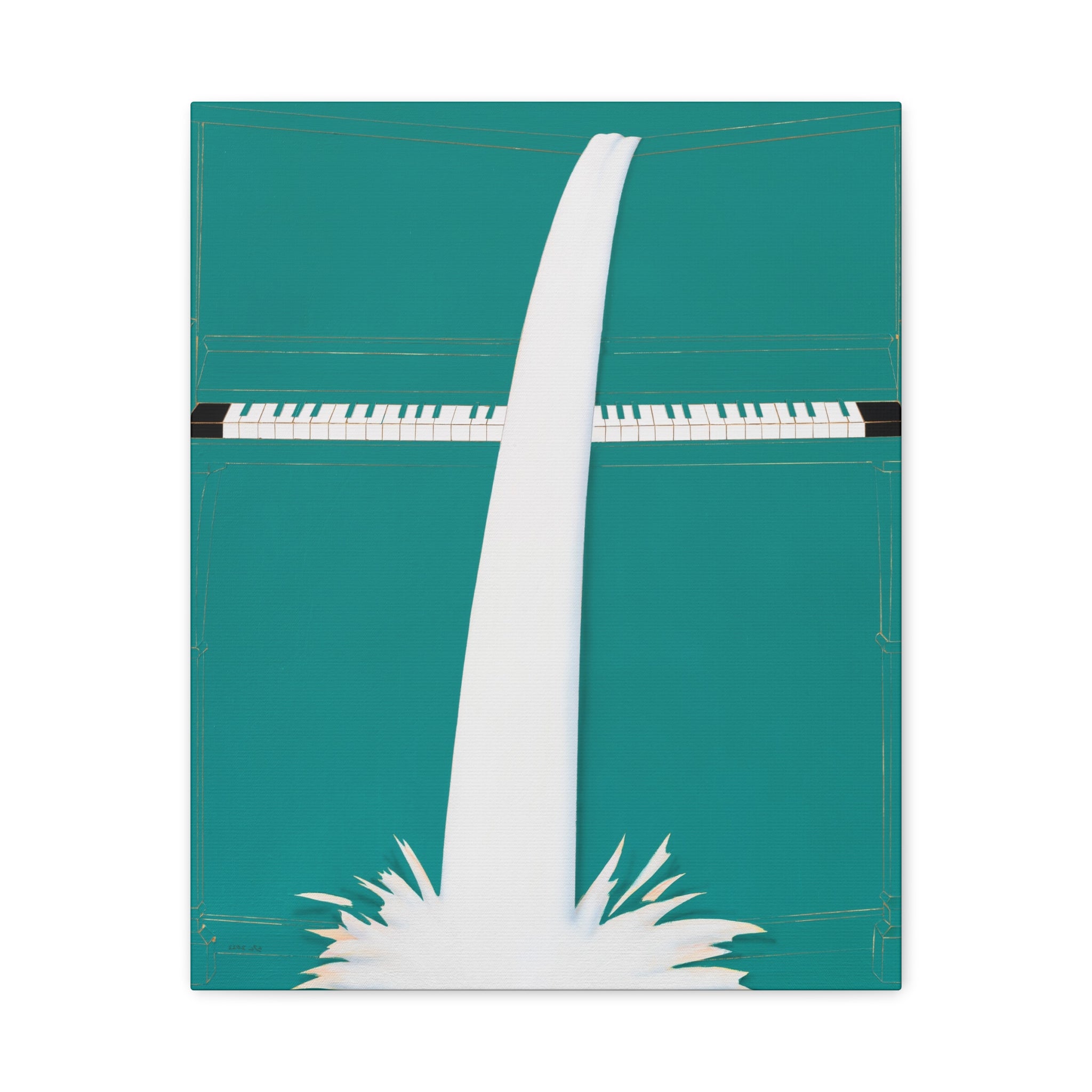 Piano - Chinese Contemporary artist - Canvas Print - Artwork for new home