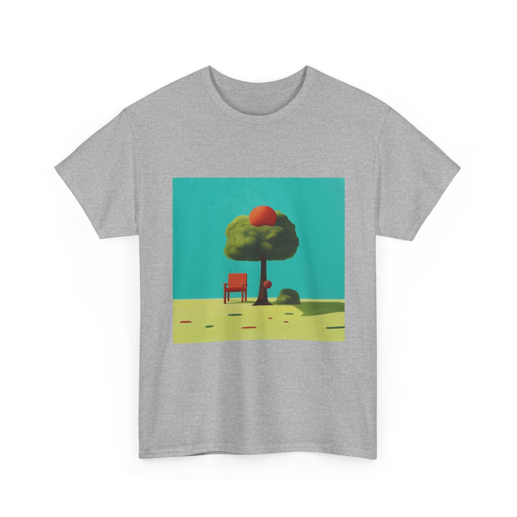 T-Shirt with Tree and Blue Sky Design, Tropical Art Tee for Nature Lovers, Gift for Adventurers, Casual Everyday Wear, Summer Style