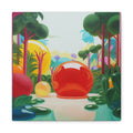 Secret Garden 3 -  Contemporary Abstract Canvas Print  Young Asian Artist