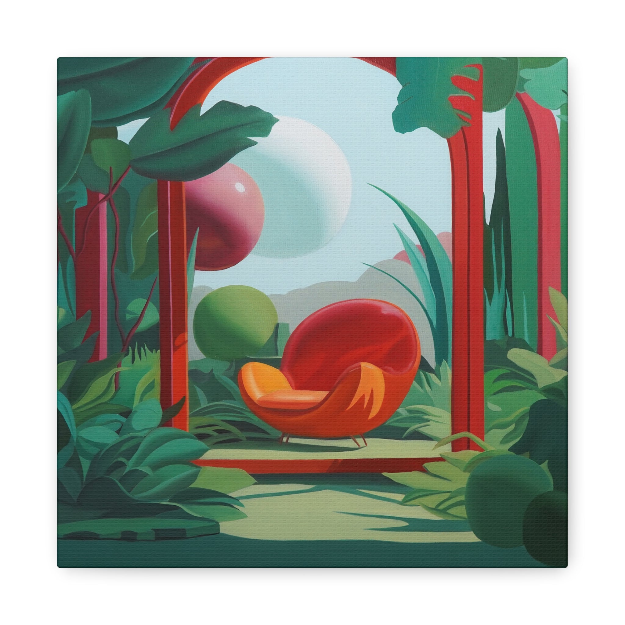 Shadow in the jungle 2 -  Contemporary Abstract Canvas Print  Young Asian Artist