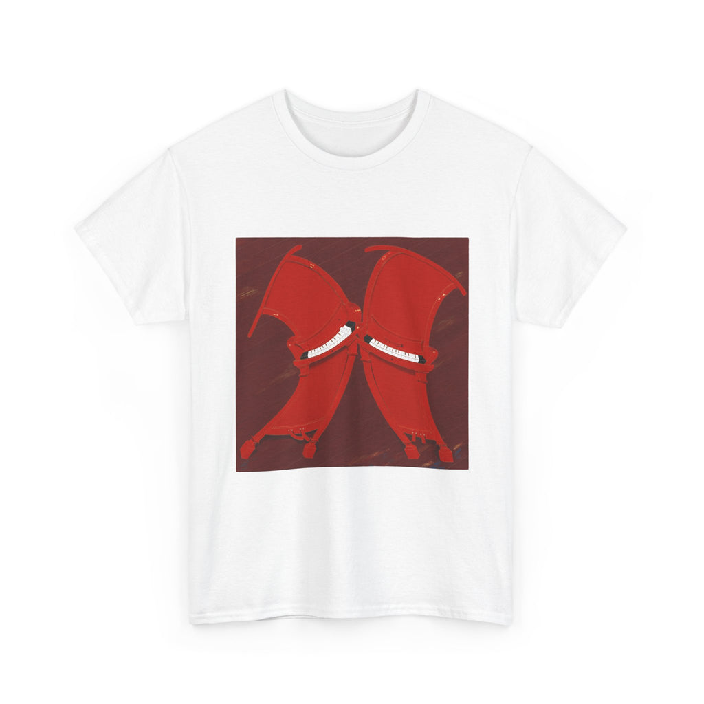 T-Shirt with Piano , Tropical Art Tee for Piano Lovers, Gift for Adventurers, Casual Everyday Wear, Summer Style