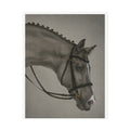 Horse Art Poster, Cute Animal Decor, Christmas Wall Art, Kids Room Decoration, Gift for Animal Lovers