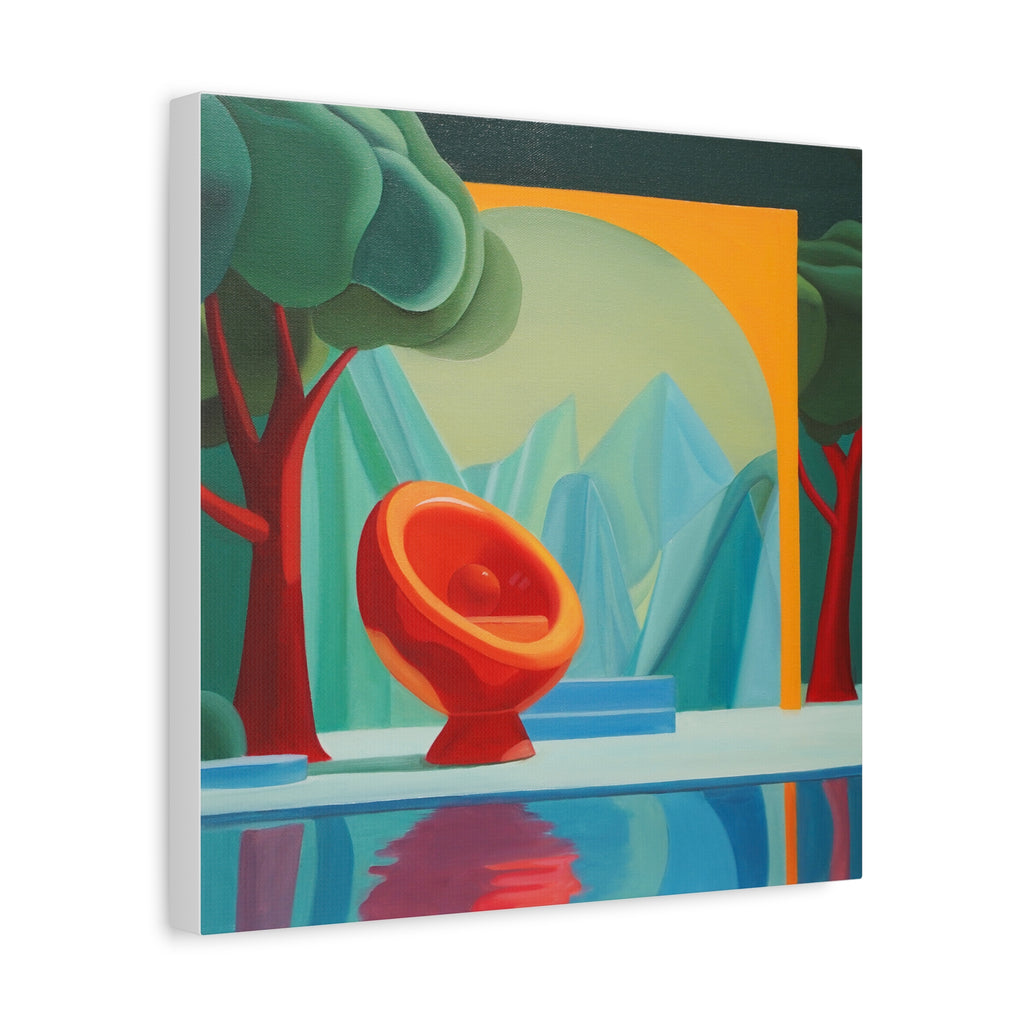 Shadow in the jungle -  Contemporary Abstract Canvas Print  Young Asian Artist