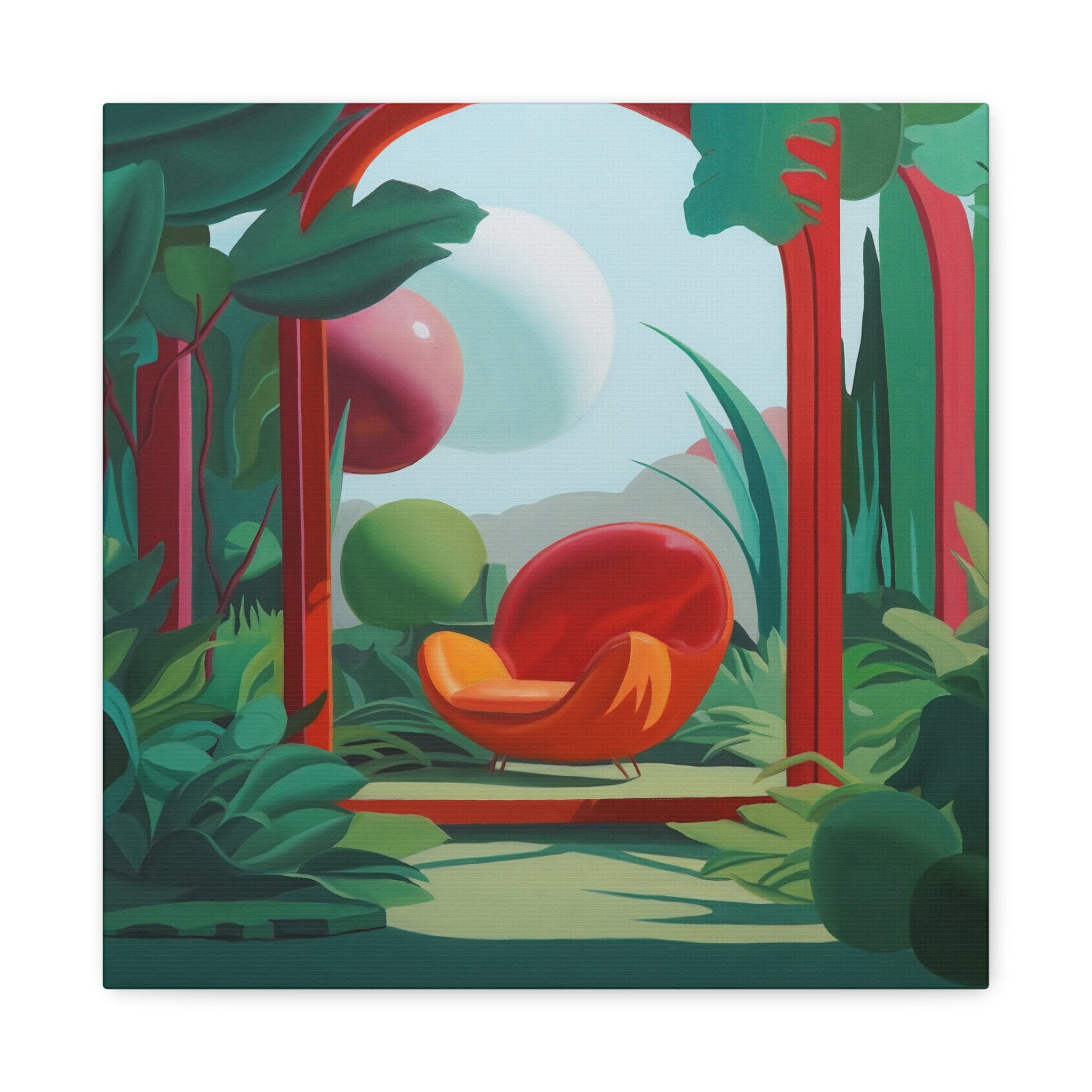 Shadow in the jungle 2 -  Contemporary Abstract Canvas Print  Young Asian Artist