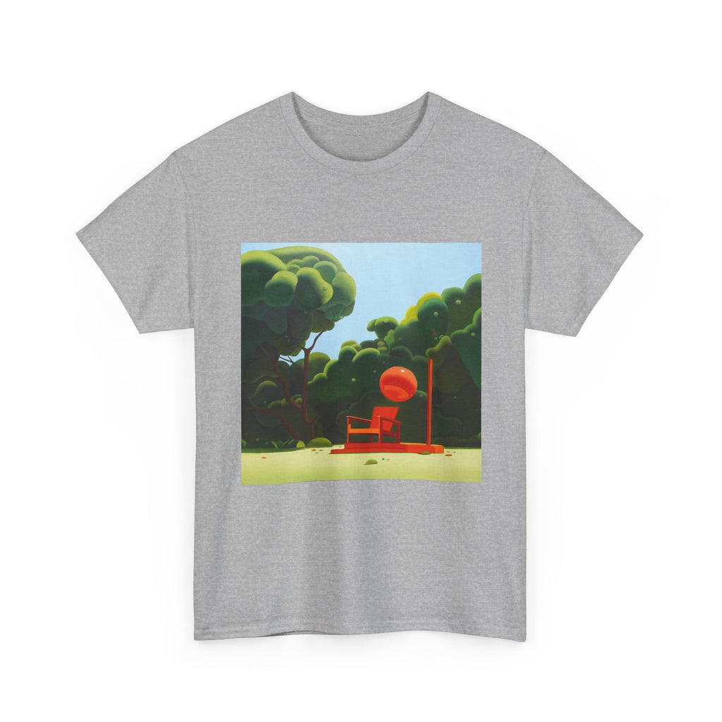Tree and Sofa Design, Tropical Art Tee for Nature Lovers, Gift for Adventurers, Casual Everyday Wear, Summer Style
