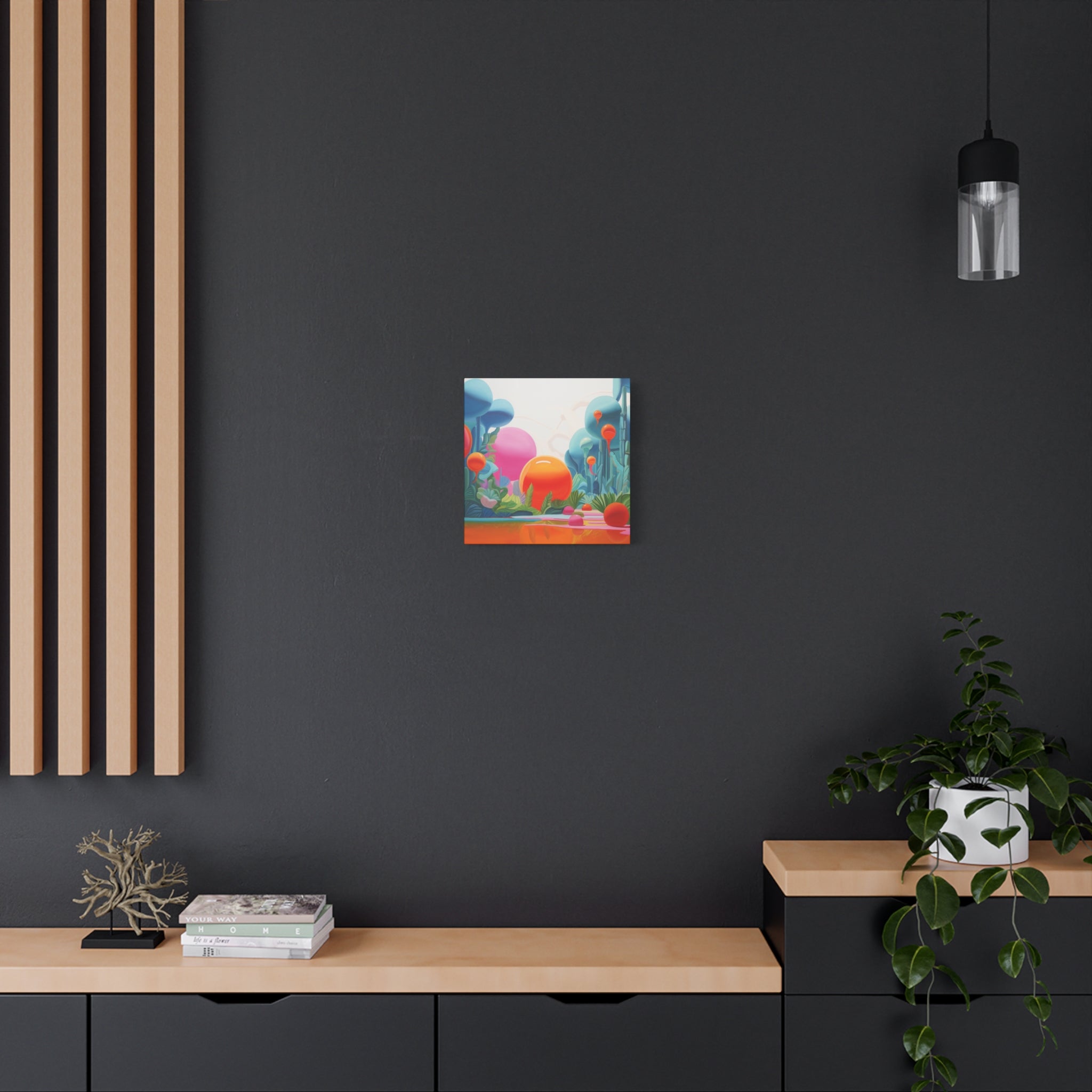 Paradise 5 -  Contemporary Abstract Canvas Print  Young Asian Artist Christmas Gift