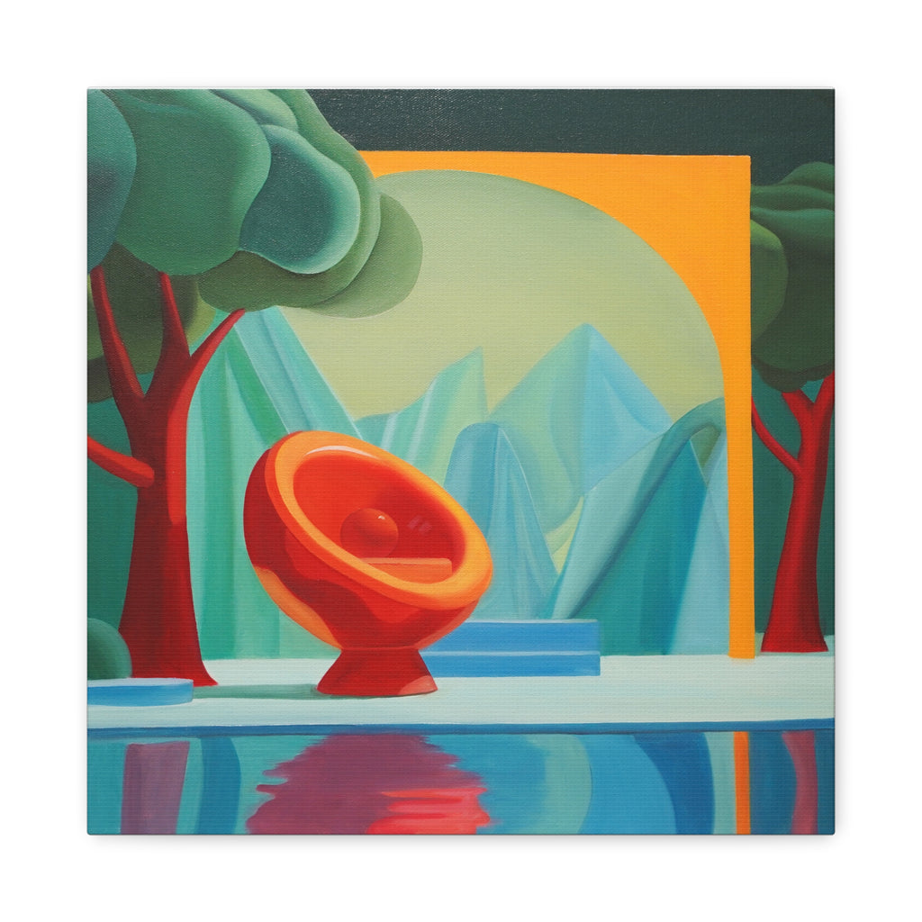 Shadow in the jungle -  Contemporary Abstract Canvas Print  Young Asian Artist