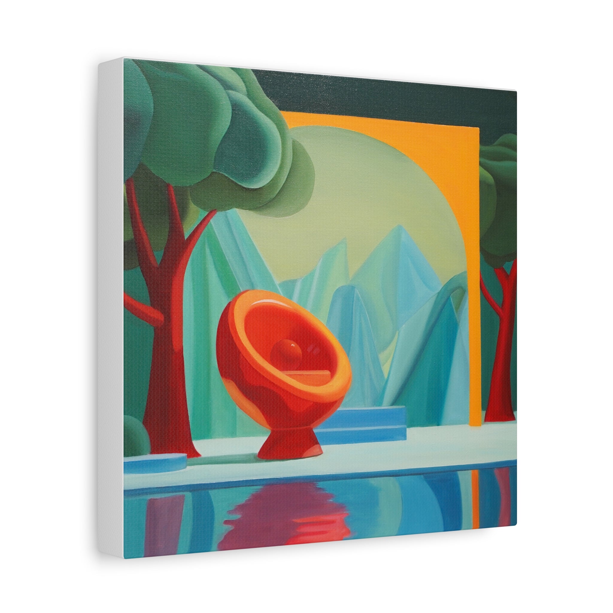 Shadow in the jungle -  Contemporary Abstract Canvas Print  Young Asian Artist