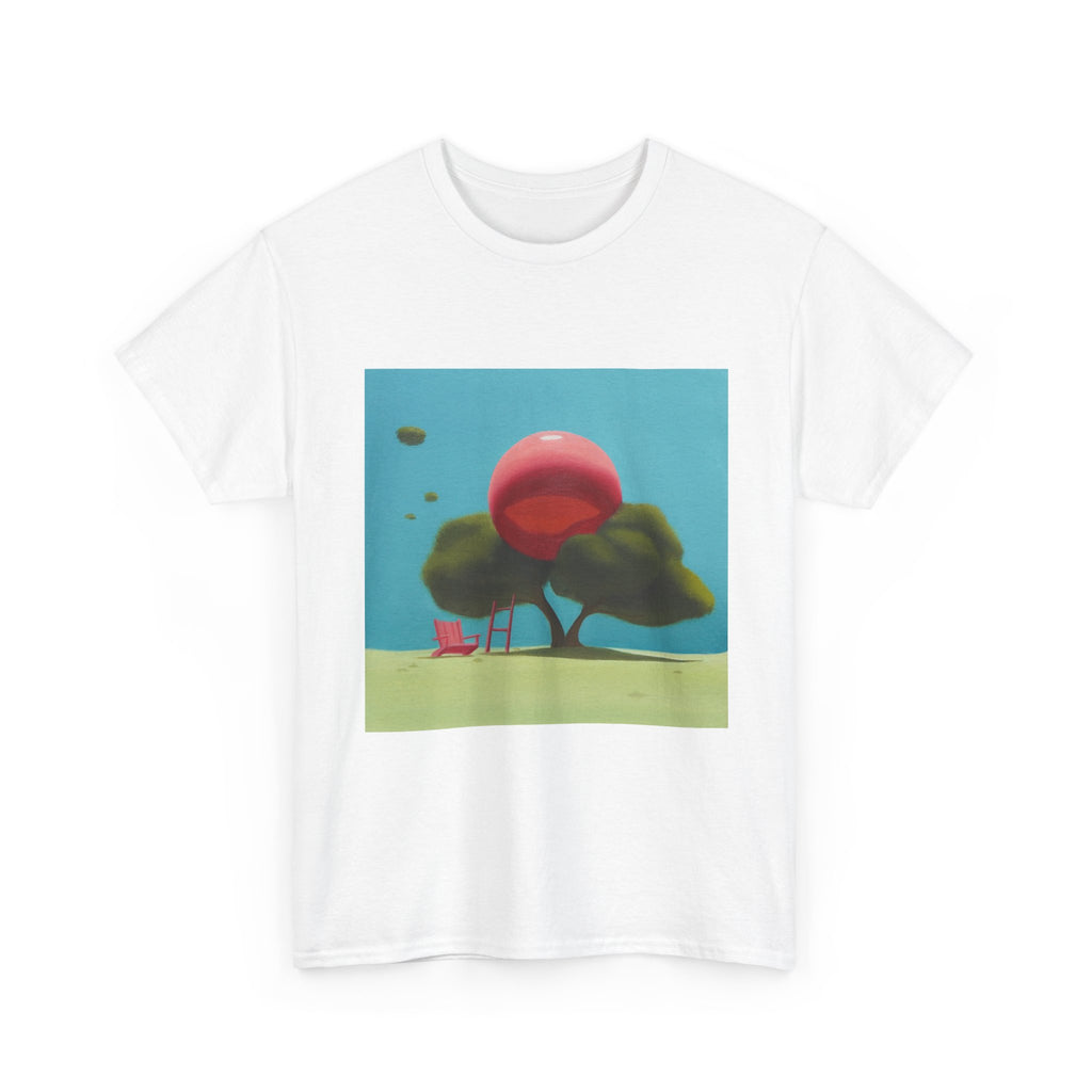 T-Shirt with Tree and Sky Design, Tropical Art Tee for Nature Lovers, Gift for Adventurers, Casual Everyday Wear, Summer Style