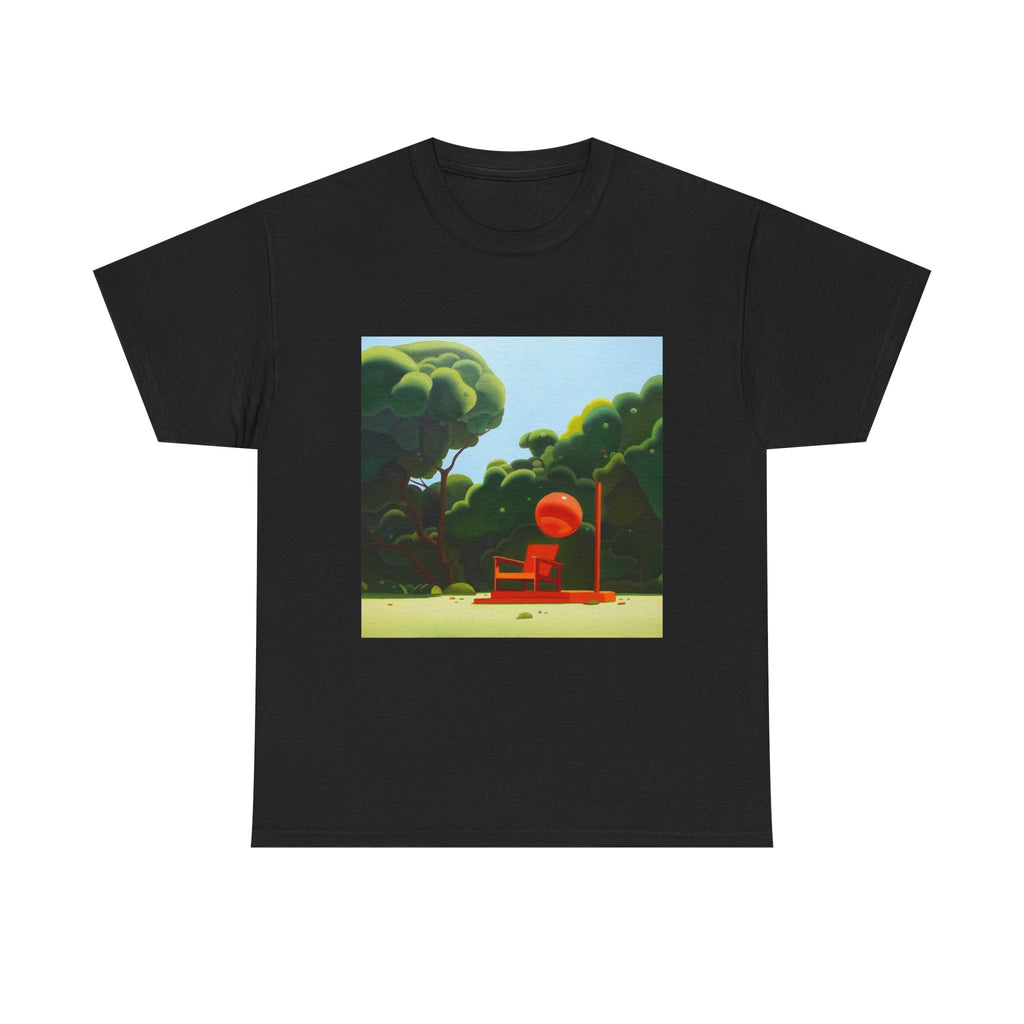 Tree and Sofa Design, Tropical Art Tee for Nature Lovers, Gift for Adventurers, Casual Everyday Wear, Summer Style