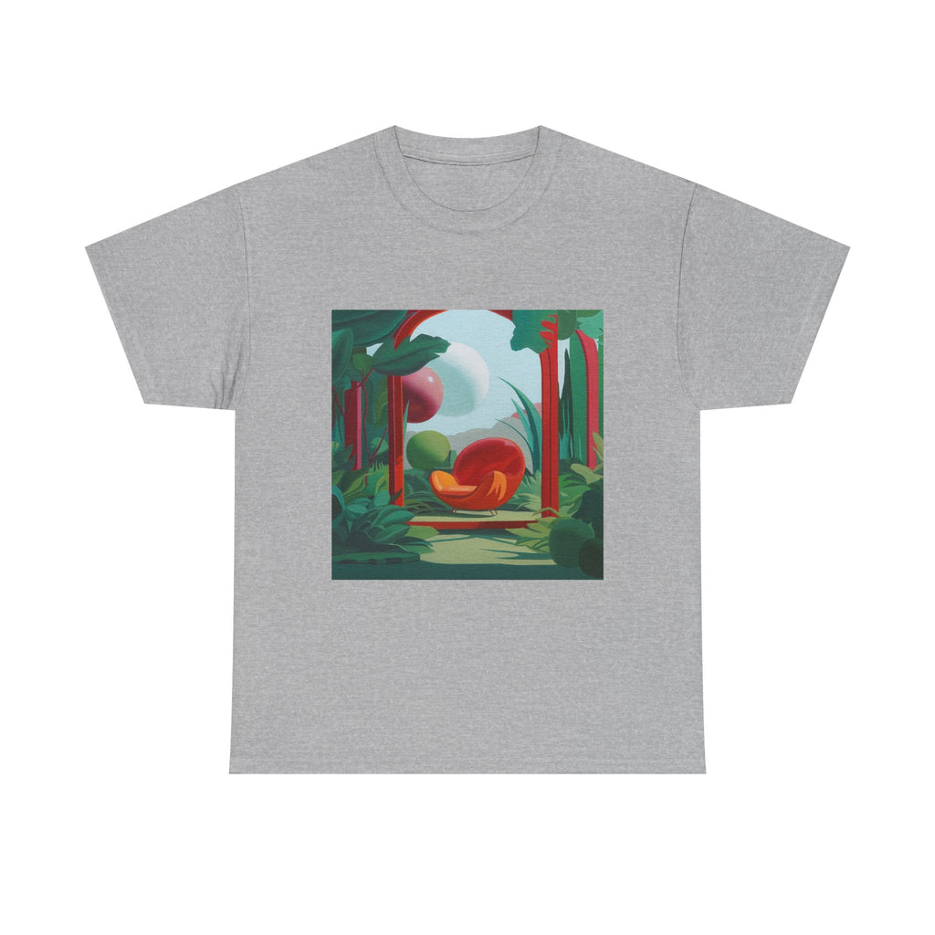 T-Shirt with Vibrant Jungle Design, Tropical Art Tee for Nature Lovers, Gift for Adventurers, Casual Everyday Wear, Summer Style