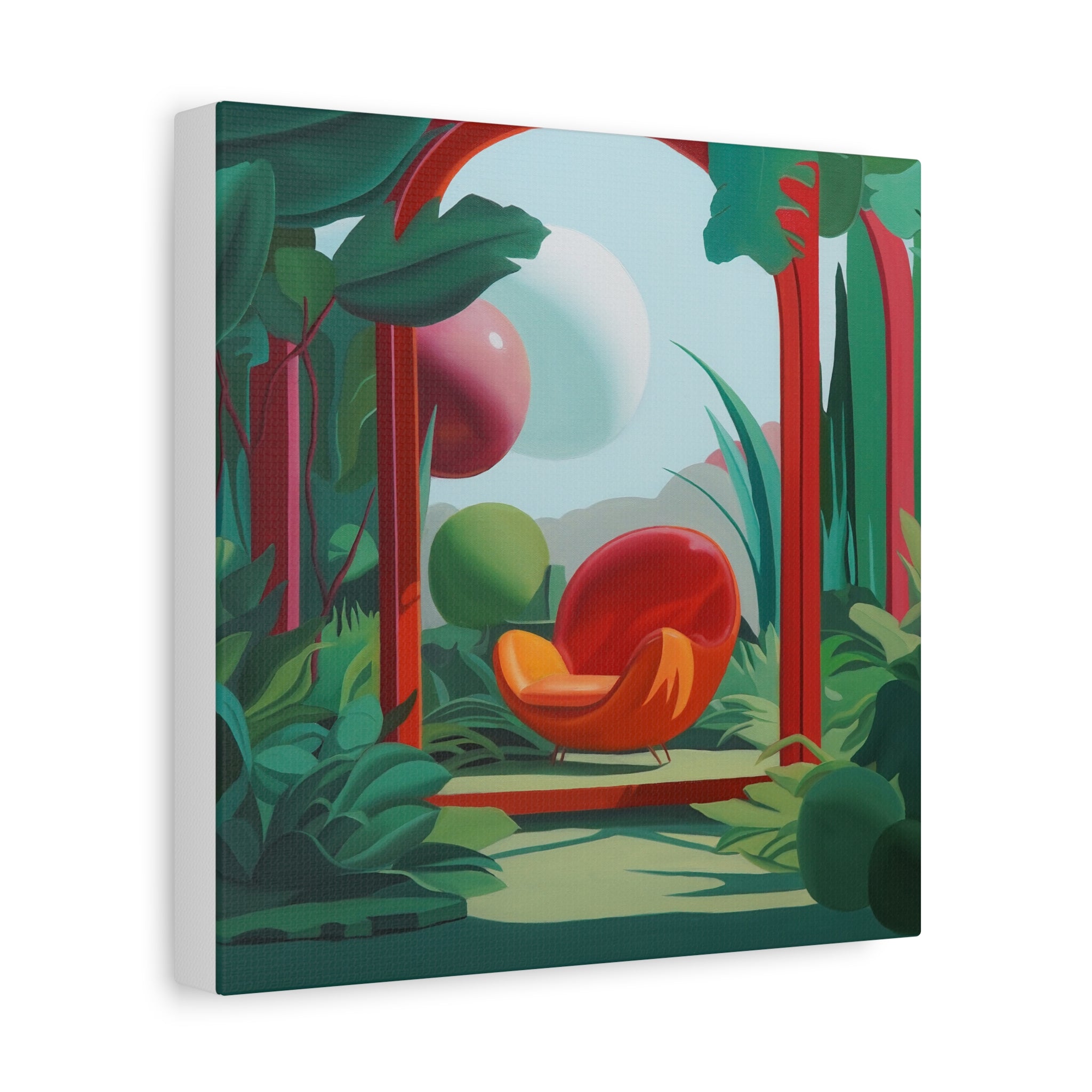 Shadow in the jungle 2 -  Contemporary Abstract Canvas Print  Young Asian Artist