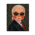 Karl Lagerfeld Art Poster,  Thailand Contemporary artist - Canvas Print