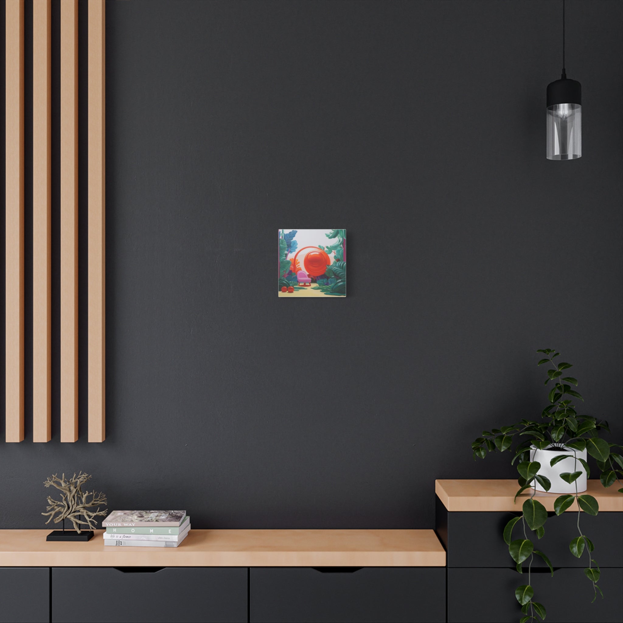 Paradise 1 -  Contemporary Abstract Canvas Print  Young Asian Artist