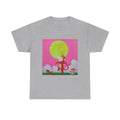 T-Shirt with Walking under the moonlight, Tropical Art Tee for Nature Lovers, Gift for Adventurers, Casual Everyday Wear, Summer Style