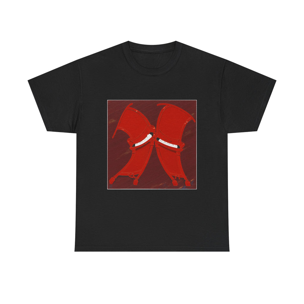 T-Shirt with Piano , Tropical Art Tee for Piano Lovers, Gift for Adventurers, Casual Everyday Wear, Summer Style