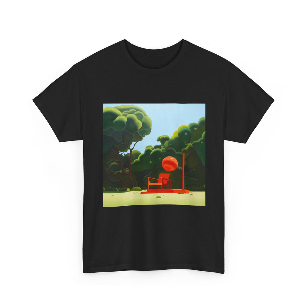 Tree and Sofa Design, Tropical Art Tee for Nature Lovers, Gift for Adventurers, Casual Everyday Wear, Summer Style