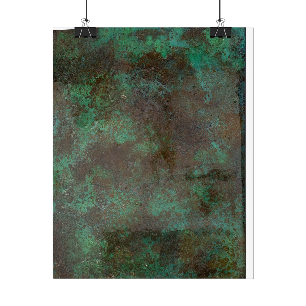 Rust Art Poster,  Chinese Contemporary Abstract artist - Canvas Print