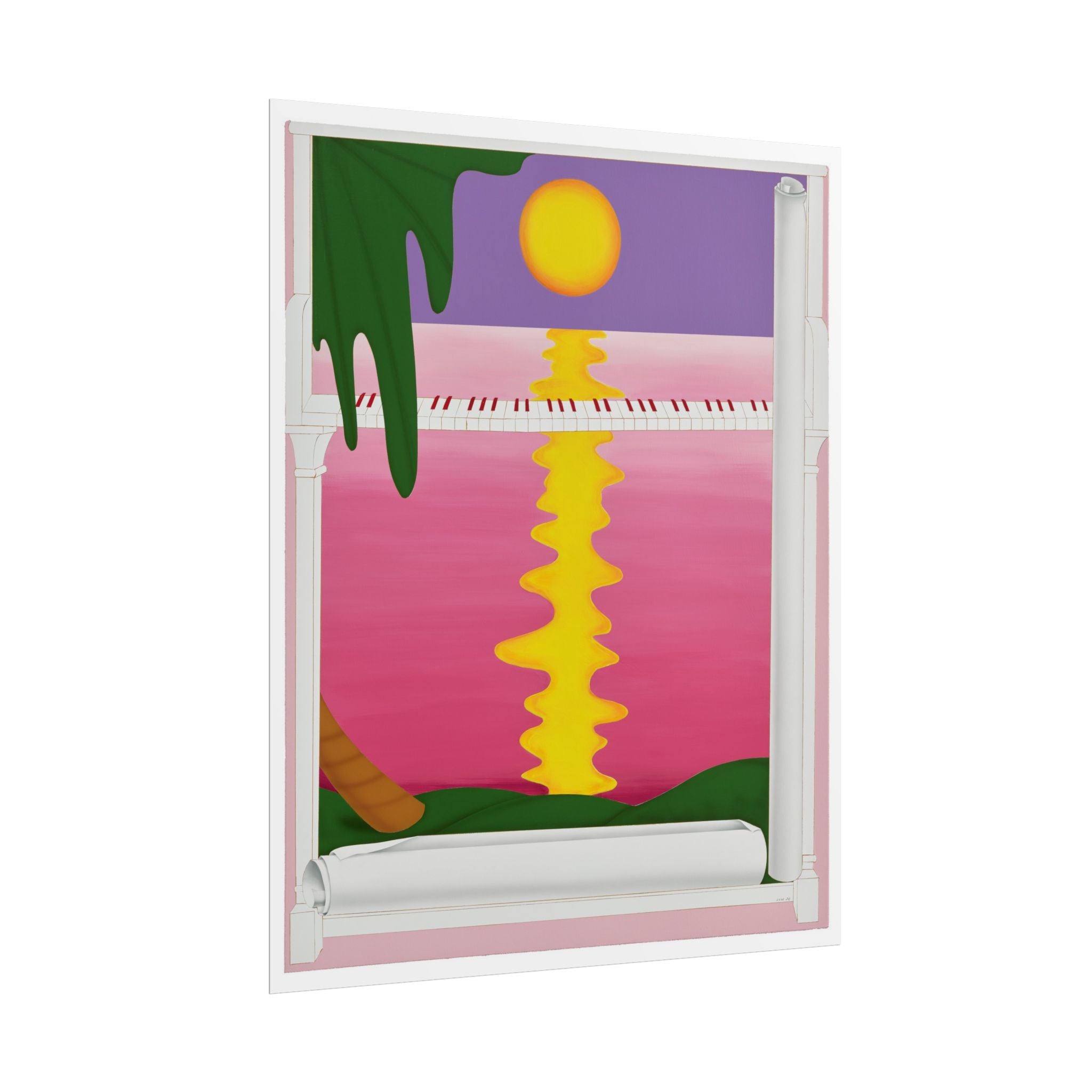 Piano  Art Poster,  Chinese Contemporary artist - Canvas Print - Artwork for new home
