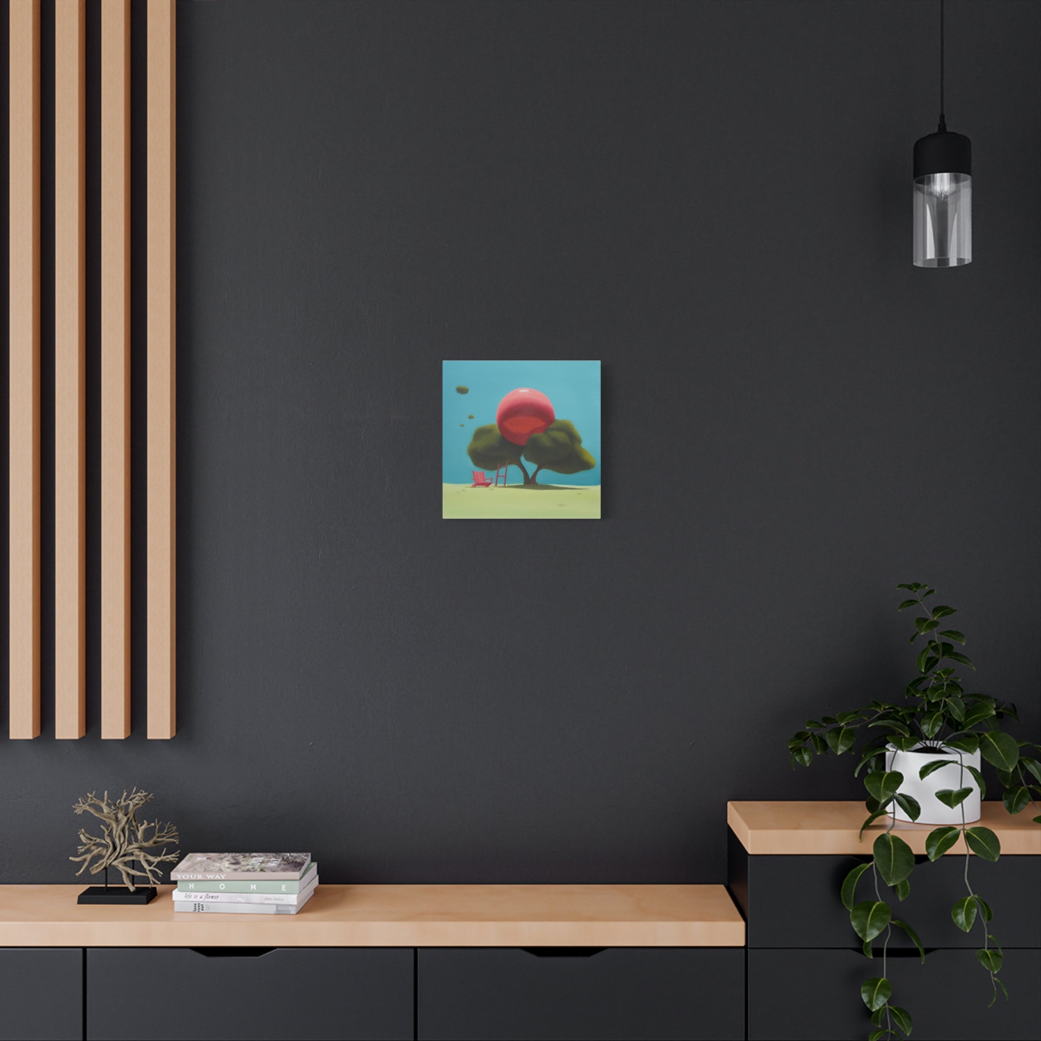 Dream of Greenland -  Contemporary Abstract Canvas Print  Young Asian Artist