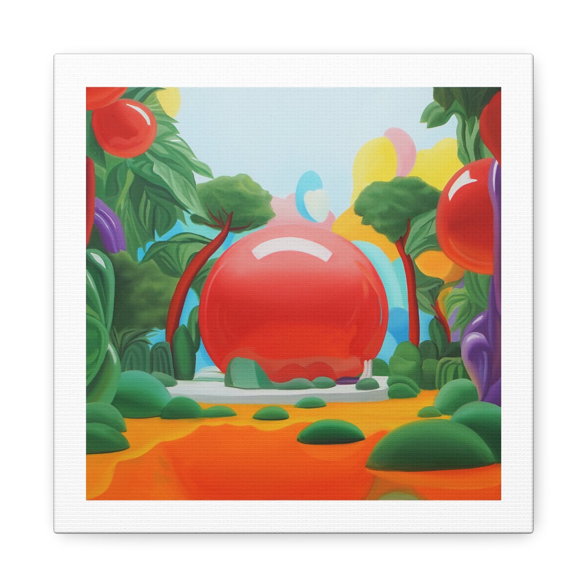 Secret Garden 4 -  Contemporary Abstract Canvas Print  Young Asian Artist