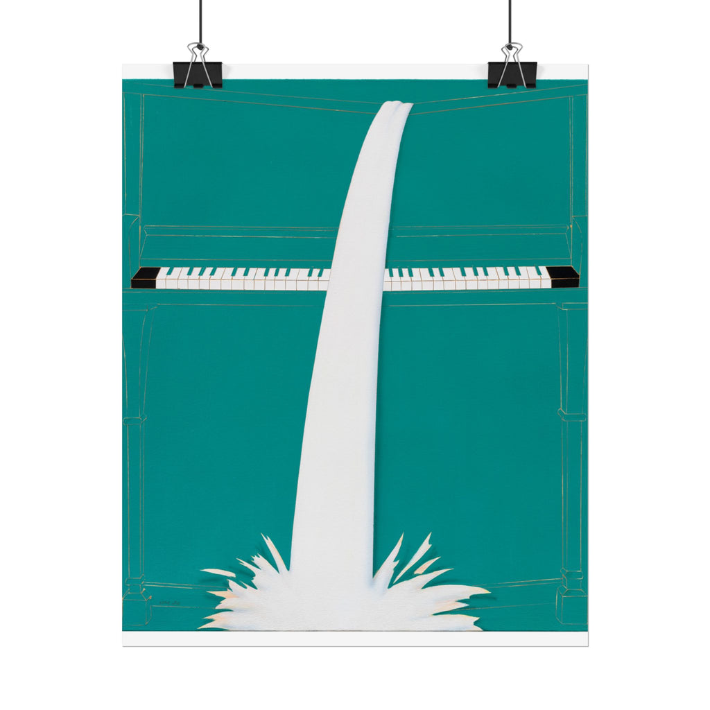 Piano  Art Poster,  Chinese Contemporary artist - Canvas Print - Artwork for new home