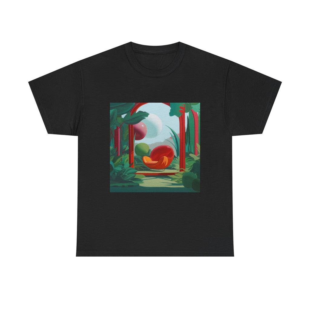 T-Shirt with Vibrant Jungle Design, Tropical Art Tee for Nature Lovers, Gift for Adventurers, Casual Everyday Wear, Summer Style