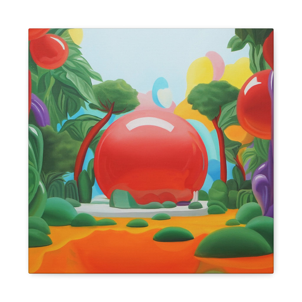 Secret Garden 4 -  Contemporary Abstract Canvas Print  Young Asian Artist