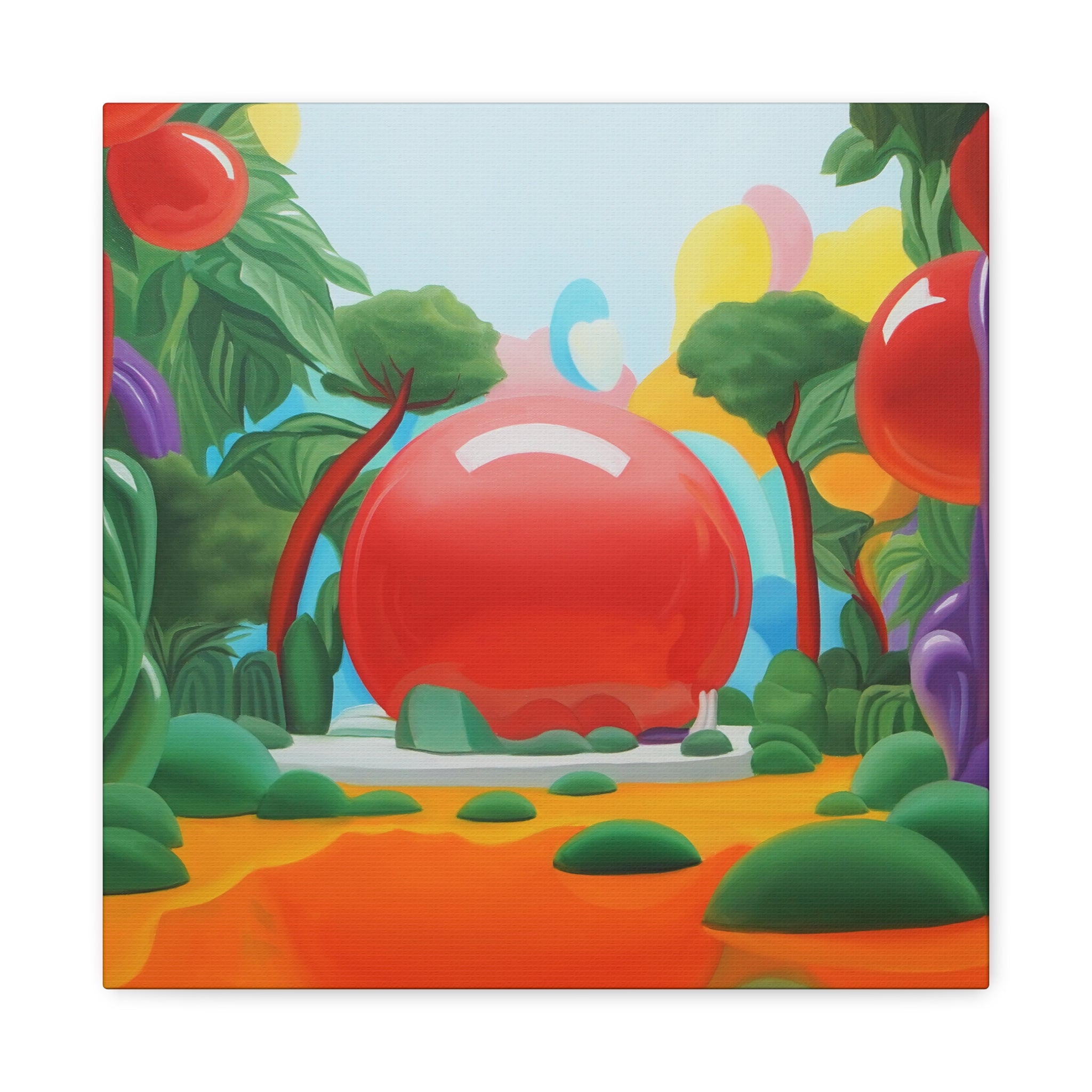 Secret Garden 4 -  Contemporary Abstract Canvas Print  Young Asian Artist