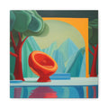 Shadow in the jungle -  Contemporary Abstract Canvas Print  Young Asian Artist