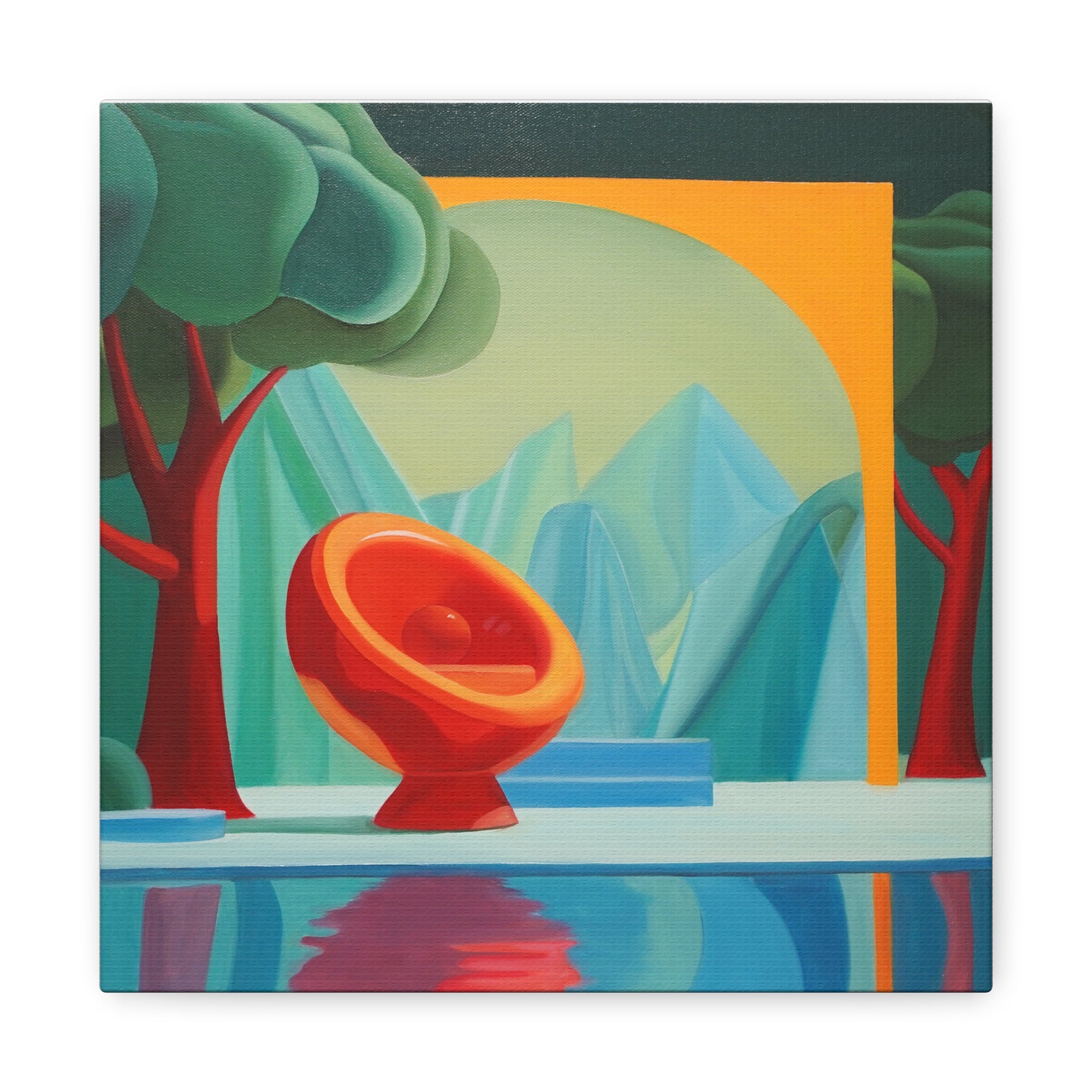 Shadow in the jungle -  Contemporary Abstract Canvas Print  Young Asian Artist