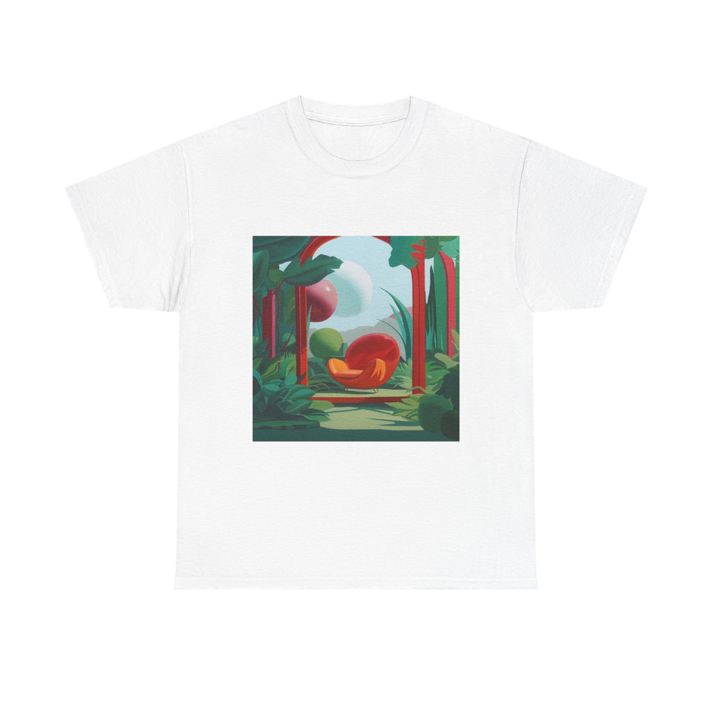 T-Shirt with Vibrant Jungle Design, Tropical Art Tee for Nature Lovers, Gift for Adventurers, Casual Everyday Wear, Summer Style